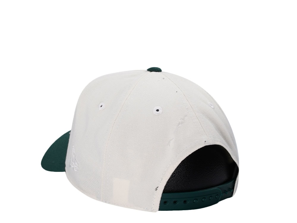 New Era Oakland Athletics World Series 1985 Chrome Two Tone Edition 9Forty A Frame Snapback Casquette