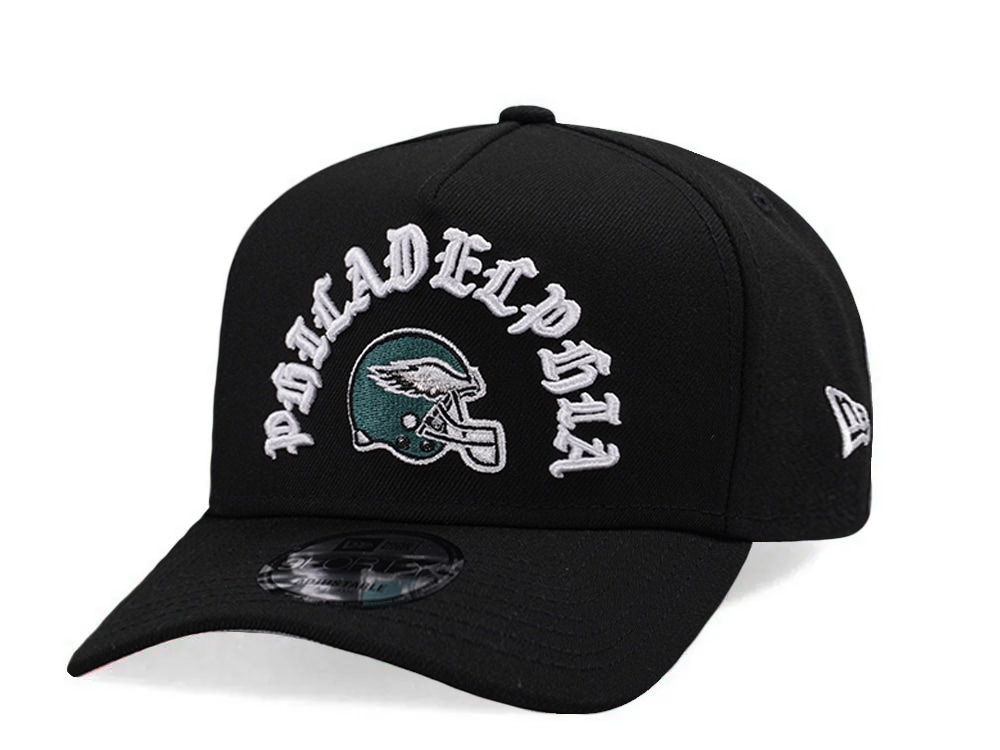 New Era Philadelphia Eagles Helmet Black Prime Edition 9Forty A Frame Snapback Casquette