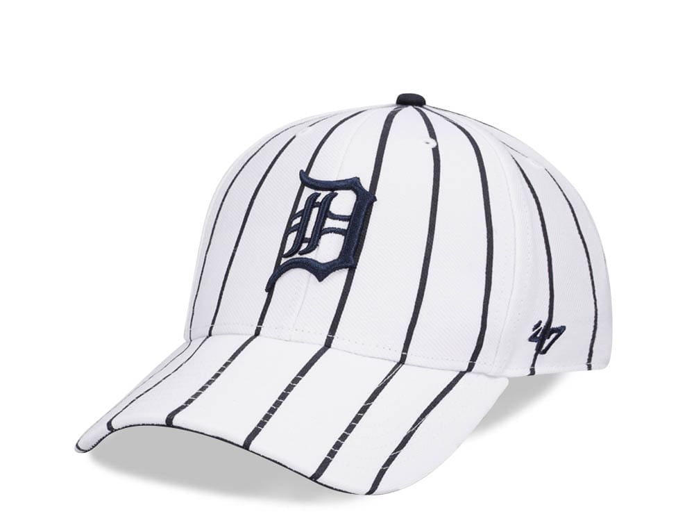 47Brand Detroit Tigers White Bird Cage MVP Strapback Casquette