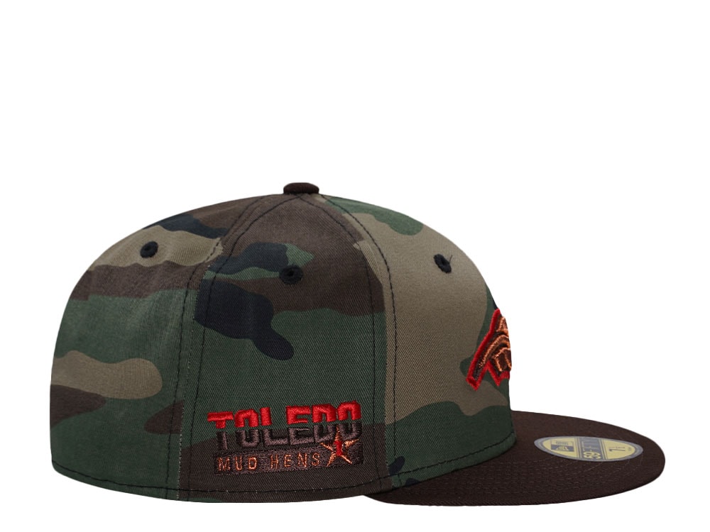 New Era Toledo Mud Hens Camo Copper Two Tone Edition 59Fifty Fitted Casquette