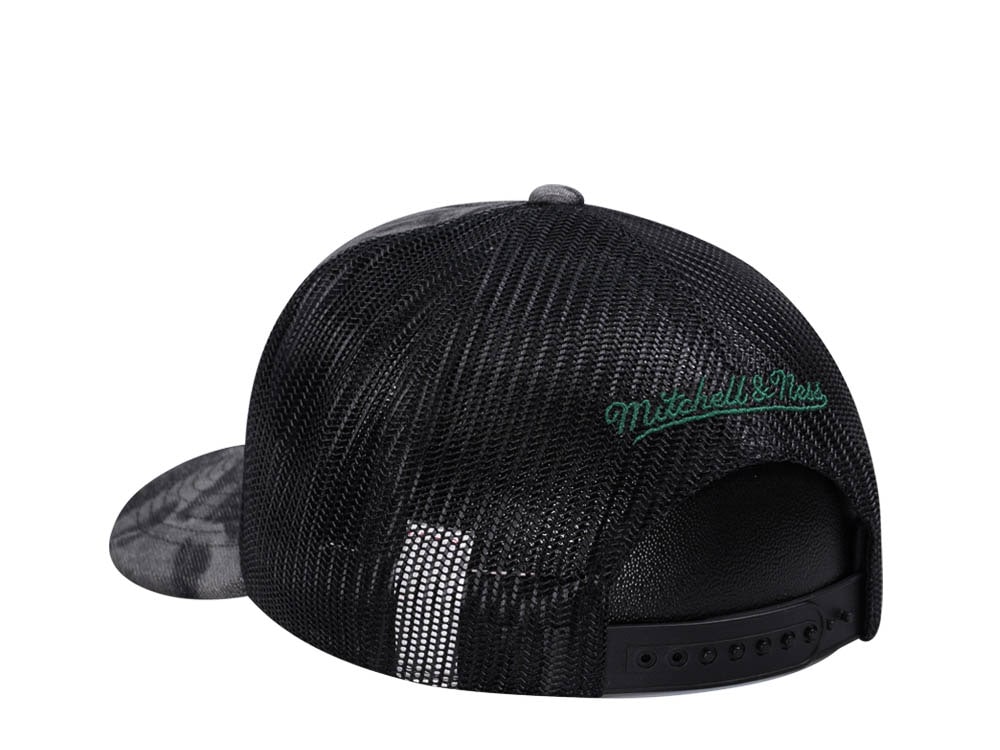 Mitchell & Ness Seattle Supersonics Burnt Ends Black Trucker Snapback Casquette
