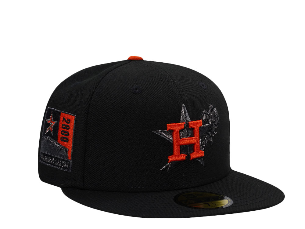 New Era Houston Astros Inaugural Season 2000 Black Rose Prime Edition 59Fifty Fitted Casquette