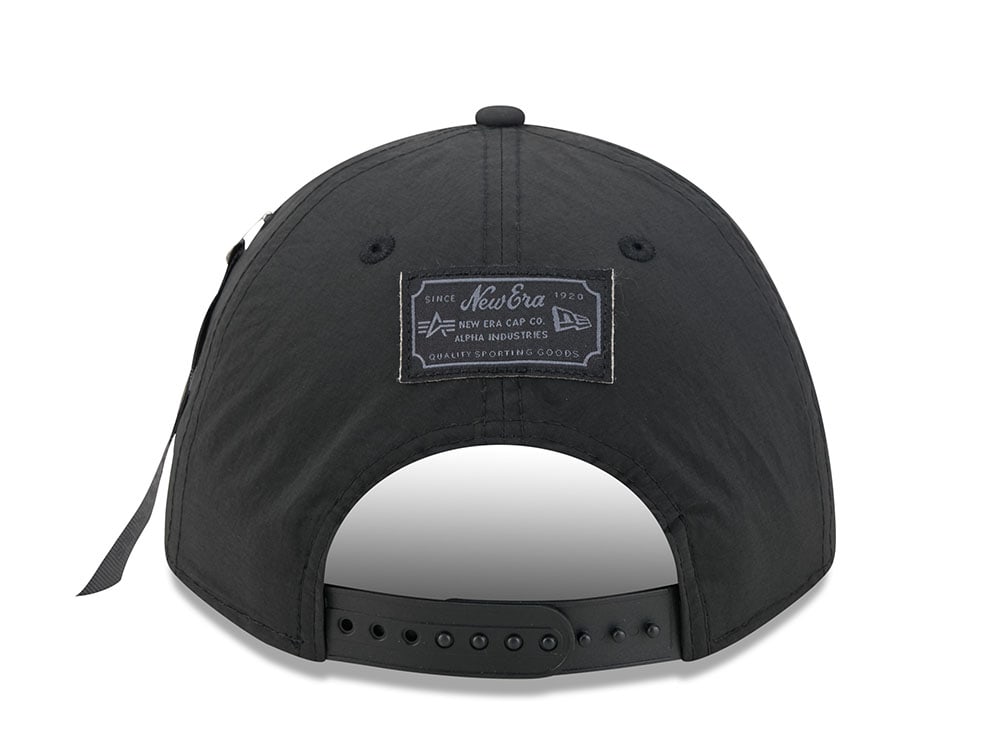 New Era Alpha Industries Detroit Tigers Black Prime Edition 9Forty M Crown A Frame Snapback Casquette