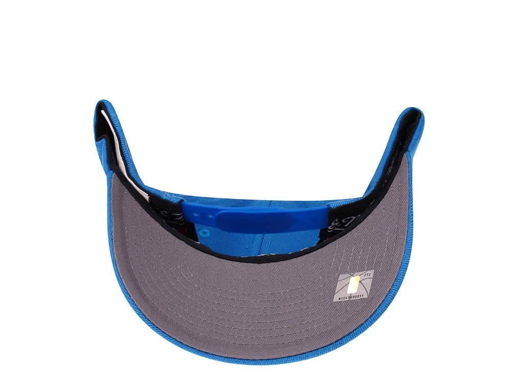 Mitchell & Ness Dallas Mavericks Team Ground Red Line Solid Flex Snapback Casquette