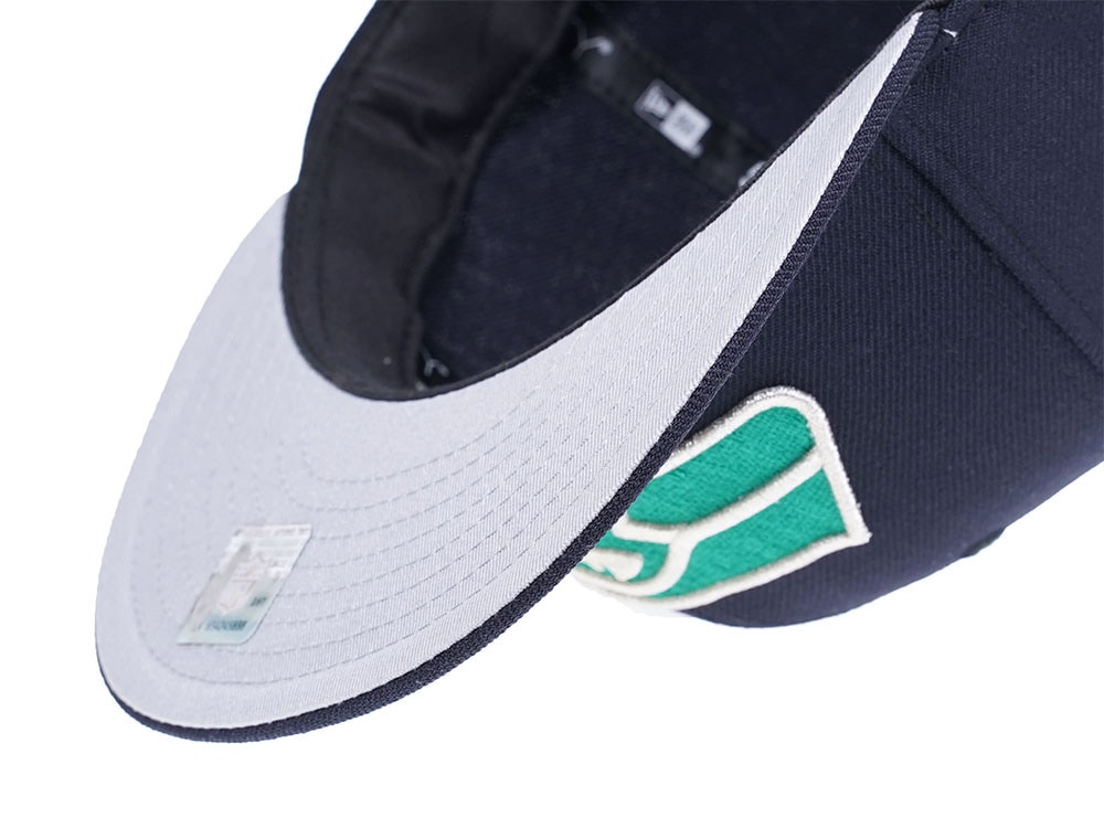 New Era Seattle Seahawks Navy and Green 59Fifty Fitted Casquette