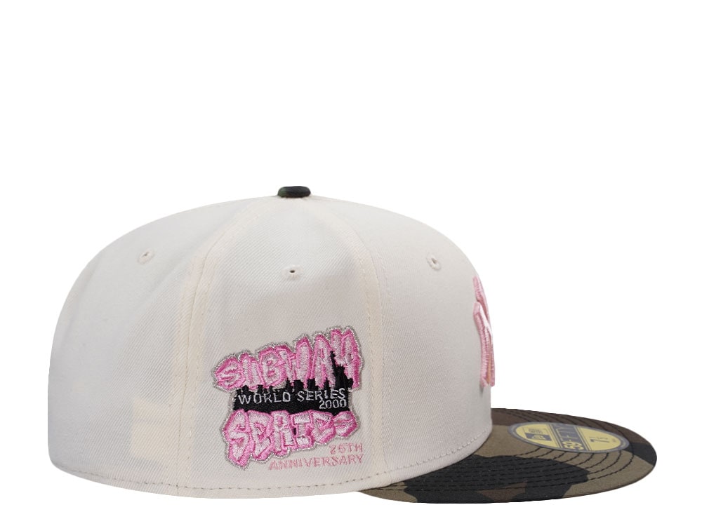 New Era New York Yankees World Series 2000 Chrome Two Tone Edition 59Fifty Fitted Casquette