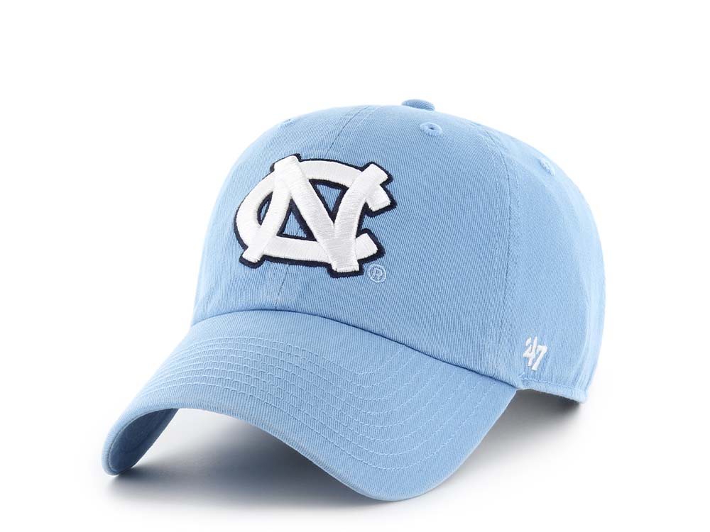 47Brand North Carolina Tar Heels Columbia Clean Up Strapback Casquette