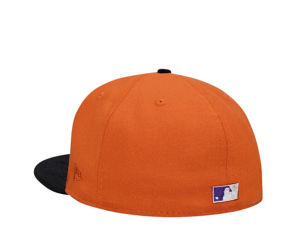 New Era Houston Astros 45 Years Cord Visor Edition Orange 59Fifty Fitted Casquette