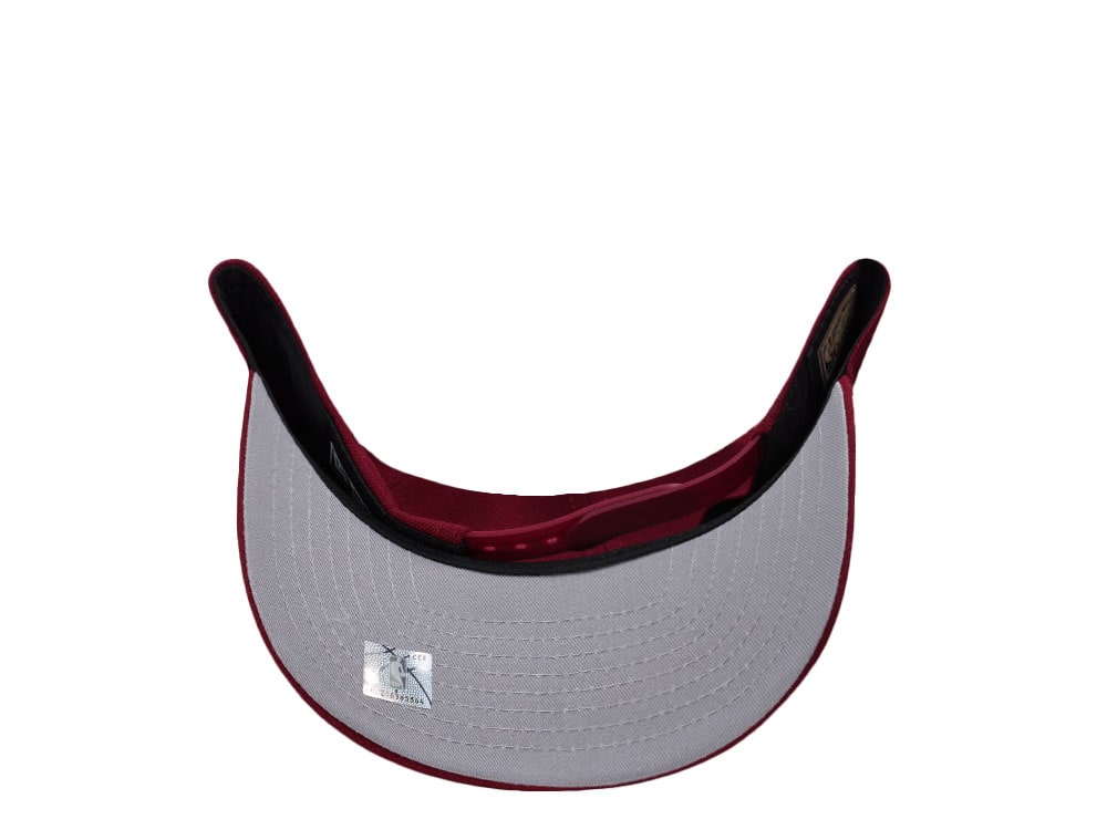 New Era Detroit Pistons NBA Eastern Conference Cardinal Red Prime Edition 9Fifty A Frame Snapback Casquette