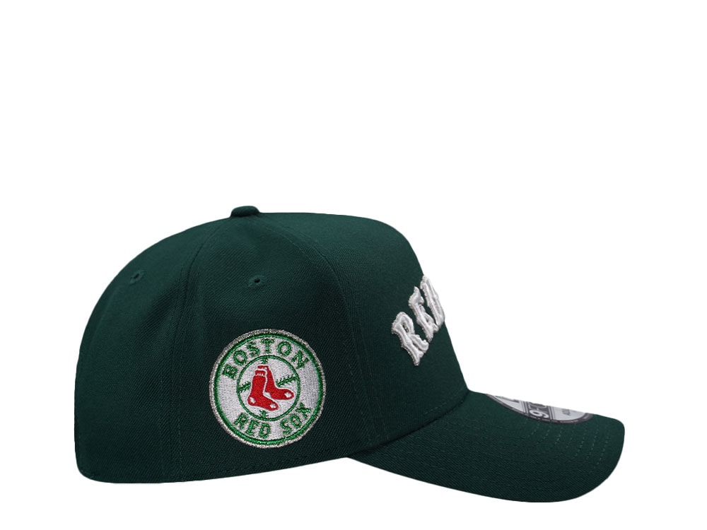 New Era Boston Red Sox X Dark Green Prime Edition 9Forty A Frame Snapback Casquette