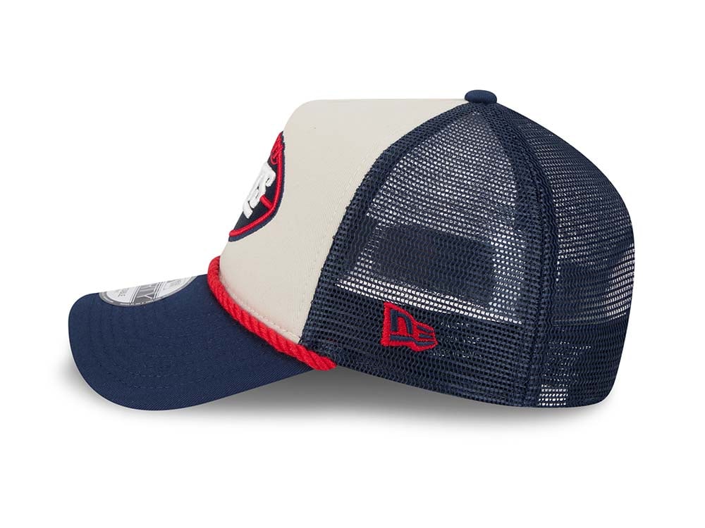 New Era New York Giants Sideline 2024 9Forty A Frame Trucker Snapback Casquette