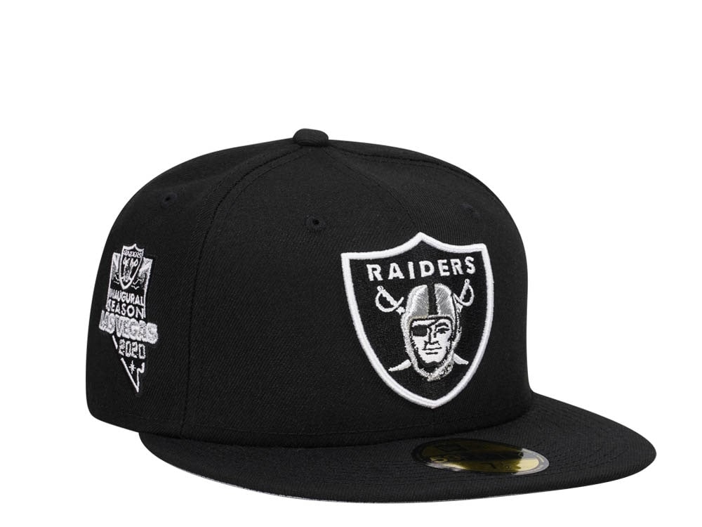 New Era Las Vegas Raiders Inaugural Season 2020 Black Edition 59Fifty Fitted Casquette