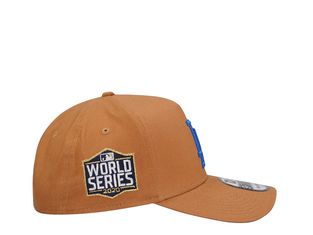 New Era Los Angeles Dodgers World Series 2020 Beige 9Forty A Frame Snapback Casquette