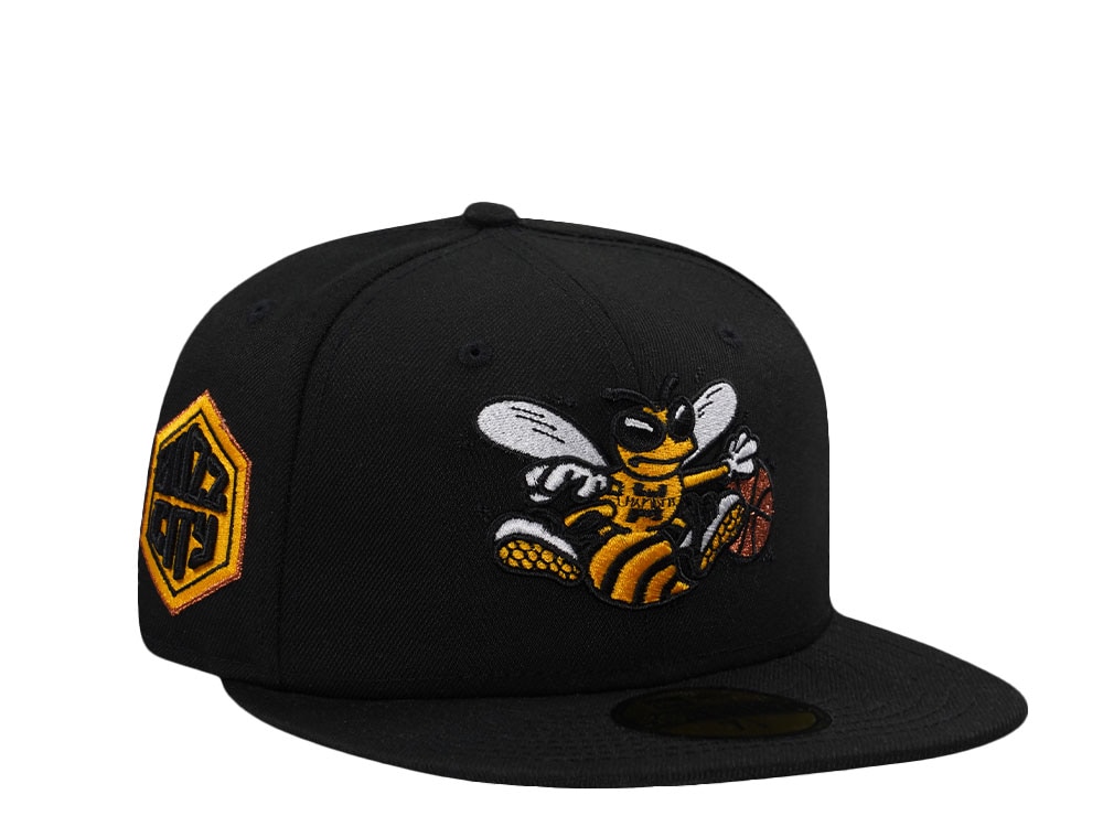 New Era Charlotte Hornets Buzz City Black Prime Edition 59Fifty Fitted Casquette