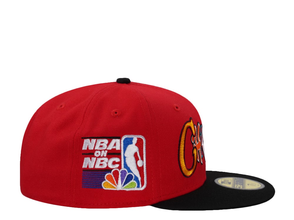 New Era Chicago Bulls NBA On NBC Red Two Tone Edition 59Fifty Fitted Casquette