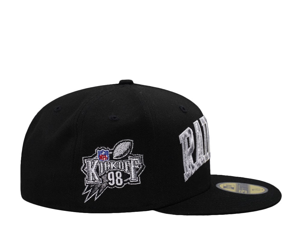 New Era Las Vegas Raiders Kickoff 1998 Metallic Prime Edition 59Fifty Fitted Casquette