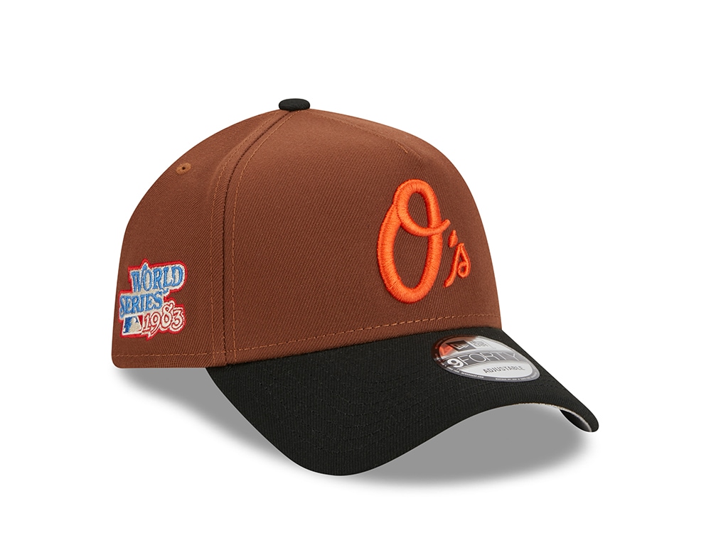 New Era Baltimore Orioles World Series 1983 Harvest Two Tone 9Forty A Frame Snapback Casquette