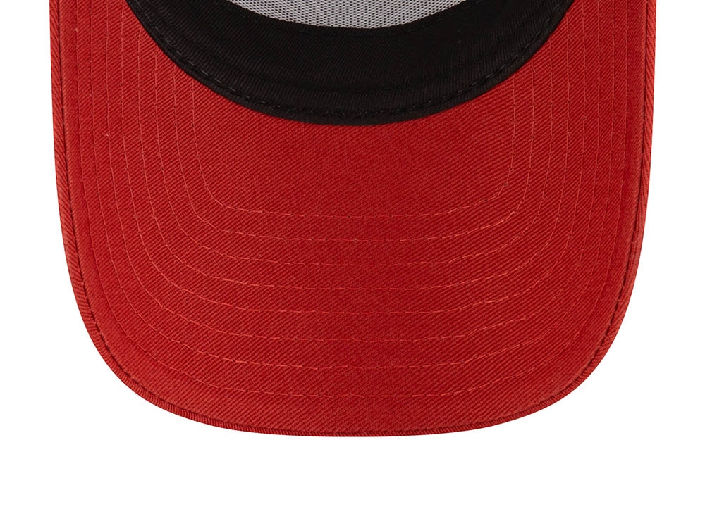 New Era Sport Fishing Patch Red 9Forty A Frame Trucker Snapback Casquette