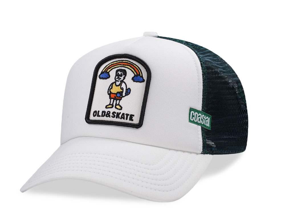 Djinns HFT Old & Skate White Trucker Snapback Casquette