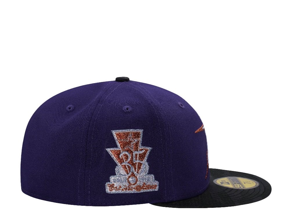 New Era Houston Astros 35th Anniversary Purple Two Tone Edition 59Fifty Fitted Casquette