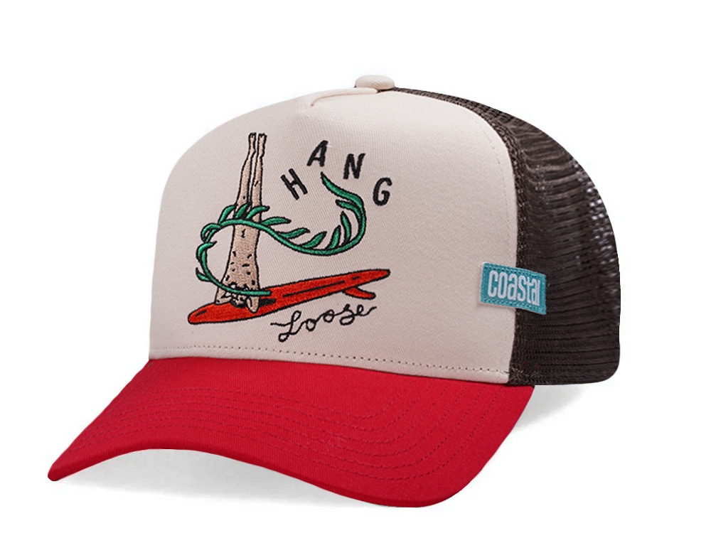 Djinns HFT Hang Loose Creme Coastal Edition Trucker Snapback Casquette