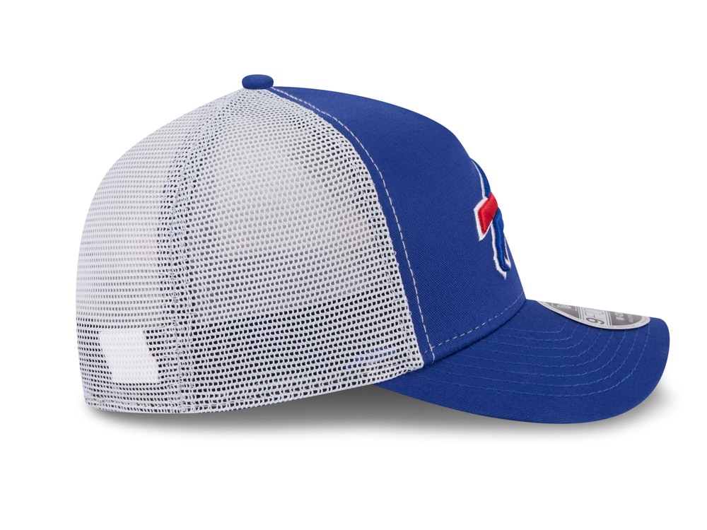 New Era Buffalo Bills Official Team Color Edition 9Forty M Crown A Frame Trucker Snapback Casquette