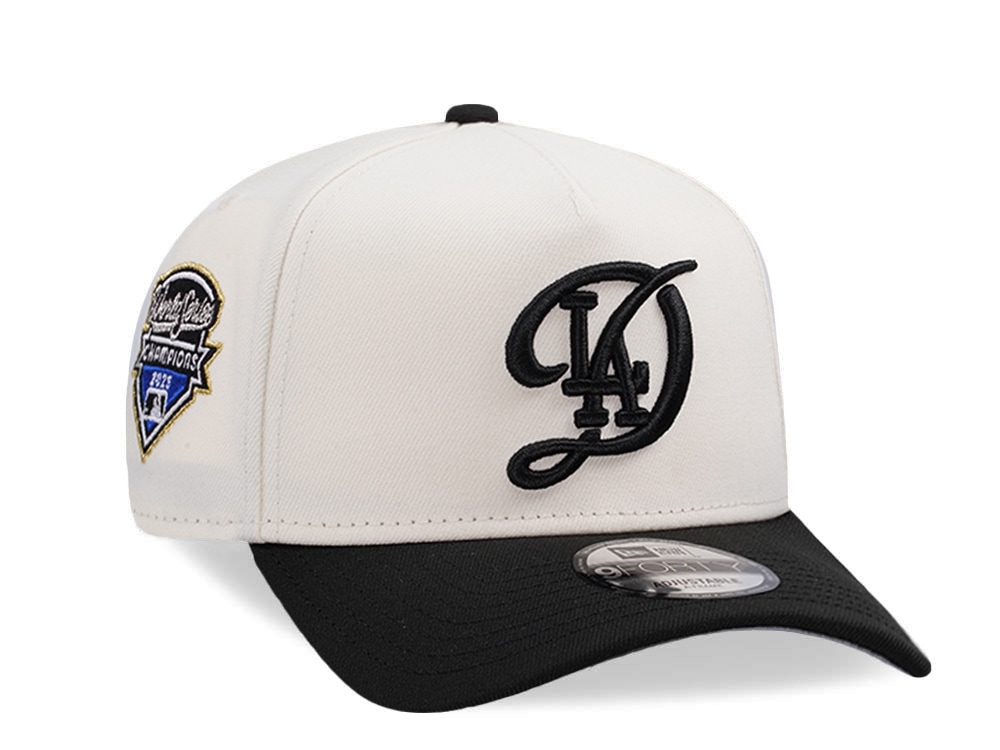 New Era Los Angeles Dodgers World Series Champions Chrome Two Tone Edition 9Forty A Frame Snapback Casquette