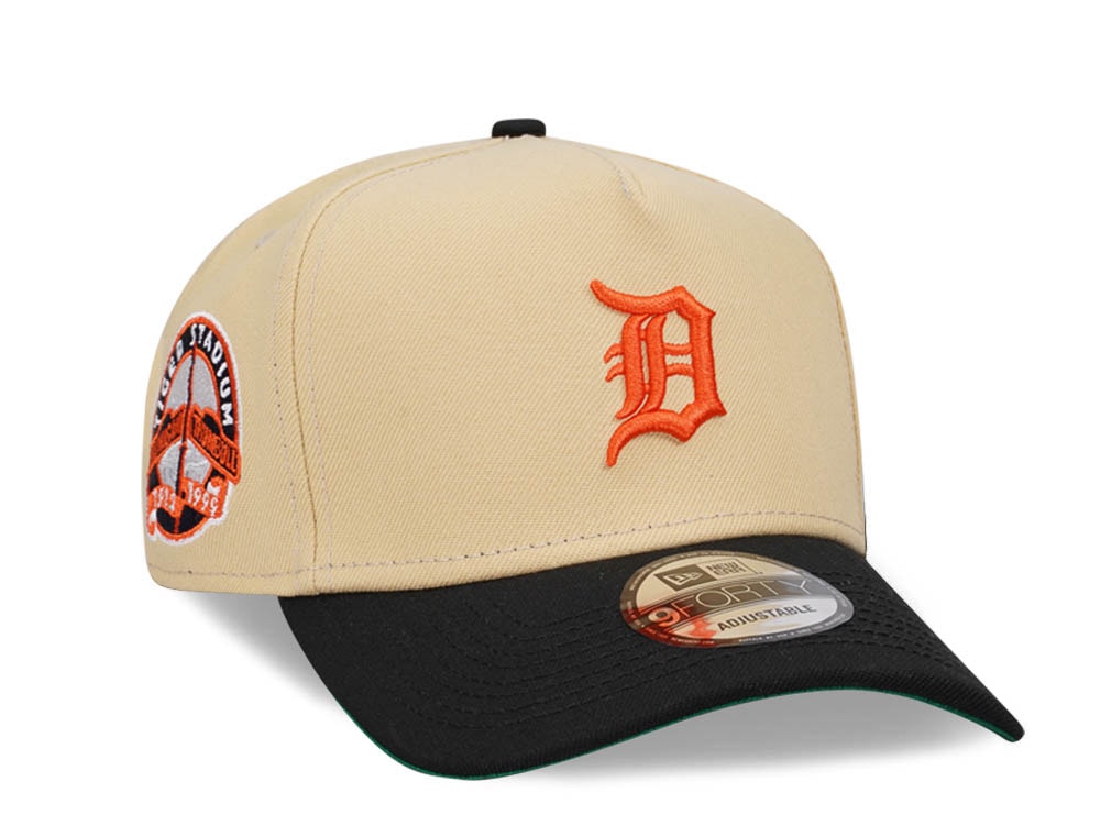 New Era Detroit Tigers Tiger Stadium Two Tone Throwback 9Forty A Frame Snapback Casquette