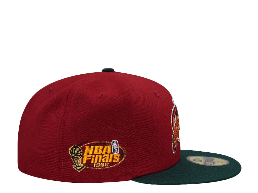 New Era Seattle Supersonics NBA Finals 1996 Red Two Tone Edition 59Fifty Fitted Casquette