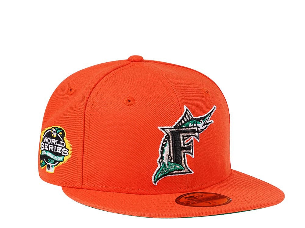 New Era Florida Marlins World Series 2003 Orange Flash Edition 59Fifty Fitted Casquette