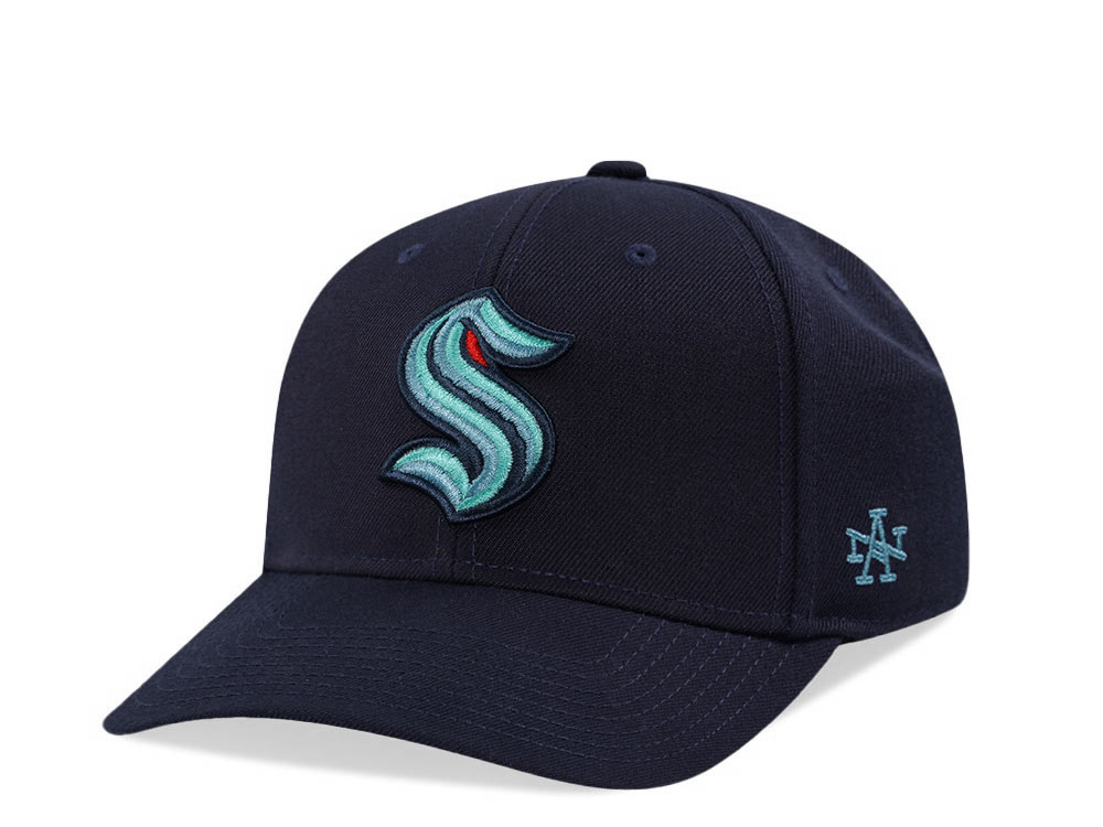 American Needle Seattle Kraken Stadium Navy Snapback Casquette