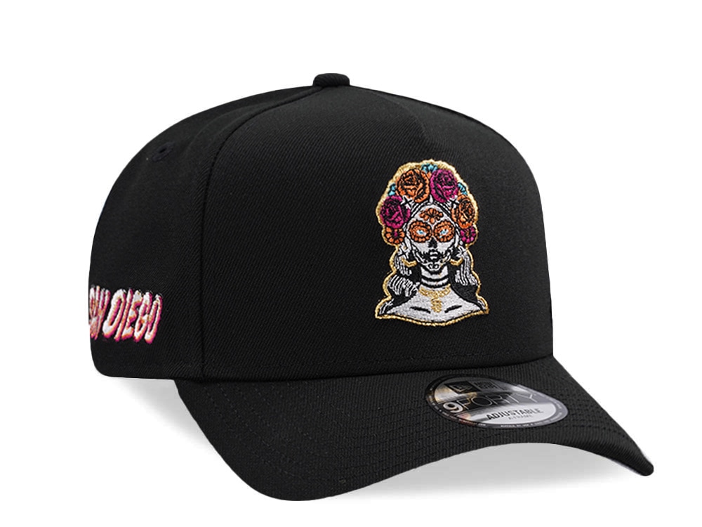 New Era San Diego Padres Black Prime Edition 9Forty A Frame Snapback Casquette