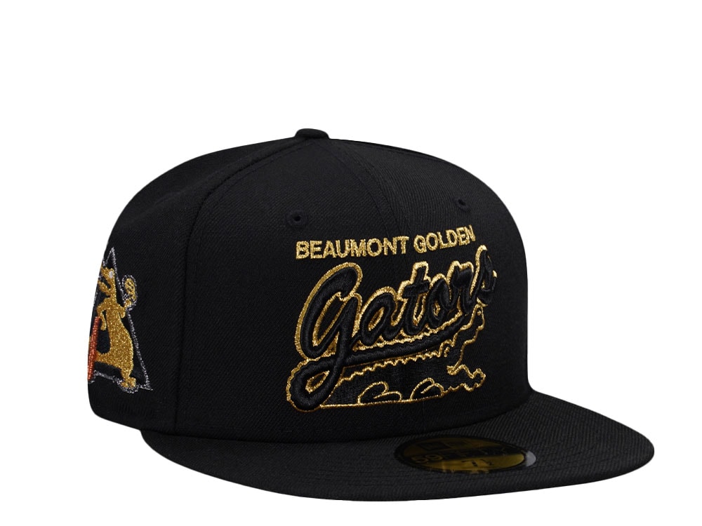 New Era Beaumont Golden Gators Black Wool Prime Edition  59Fifty Fitted Casquette