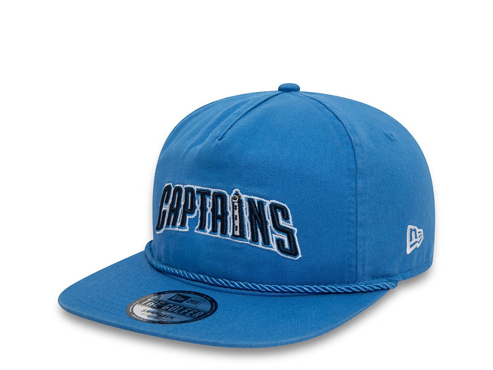 New Era Lake County Captains Blue A Frame Golfer Snapback Casquette