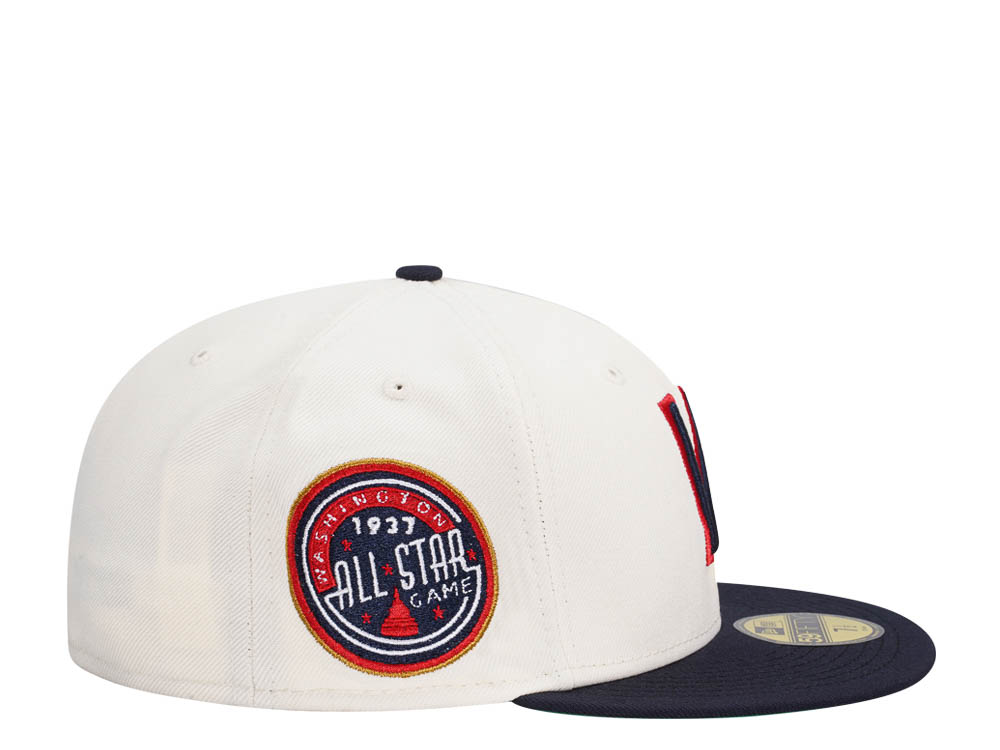 New Era Washington Senators All Star Game 1937 Chrome Two Tone Throwback Edition 59Fifty Fitted Casquette