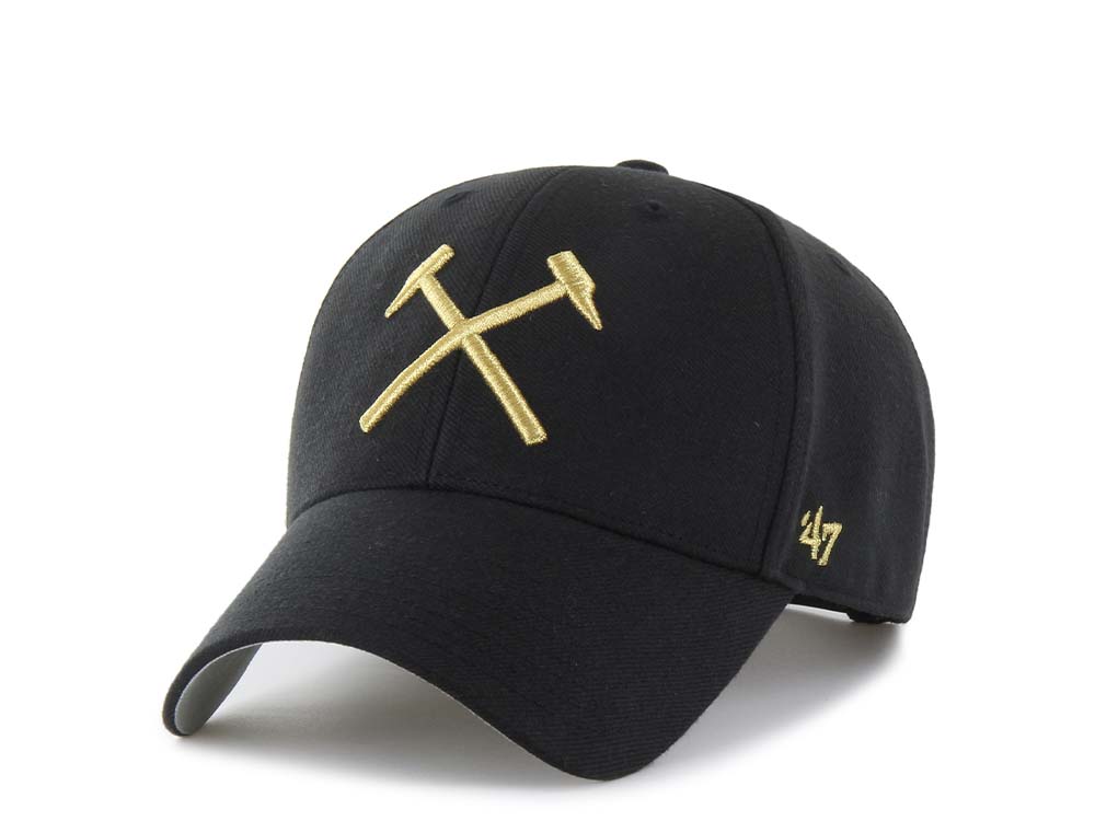 47Brand West Ham UFC Black Metallic MVP Snapback Casquette