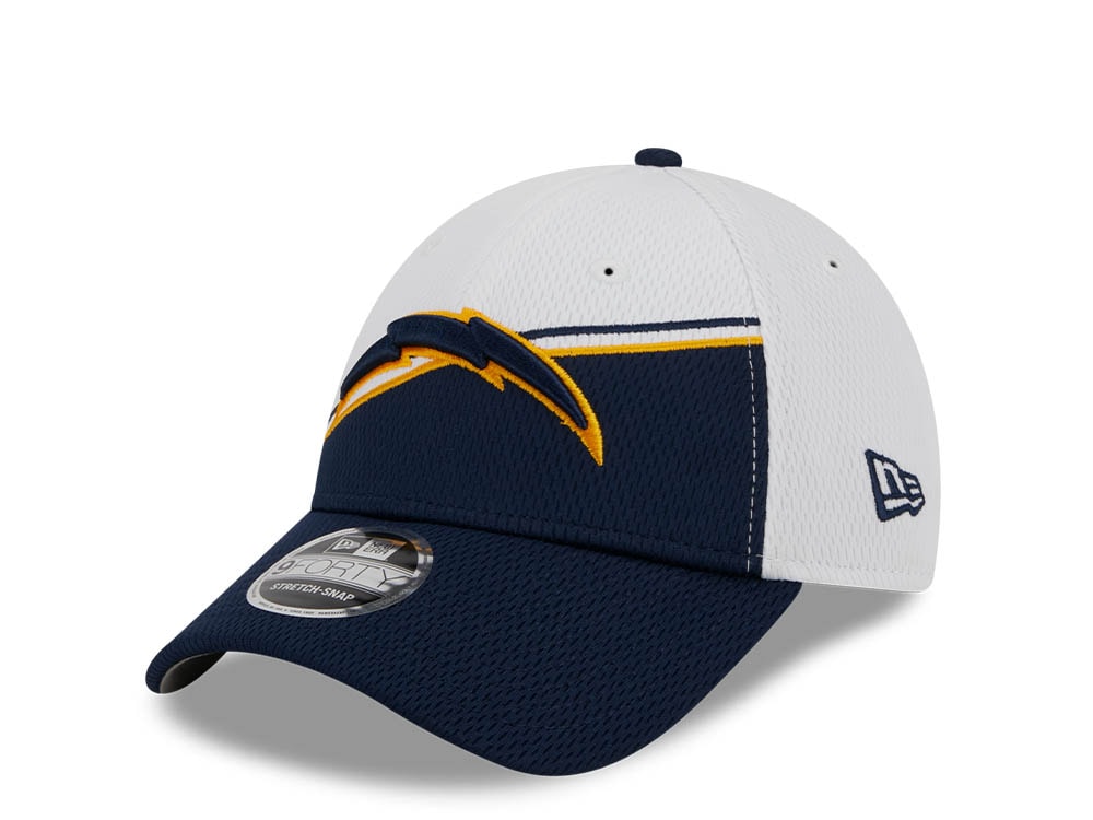 New Era Los Angeles Chargers NFL Sideline 2023 Navy White  9Forty Snapback Casquette