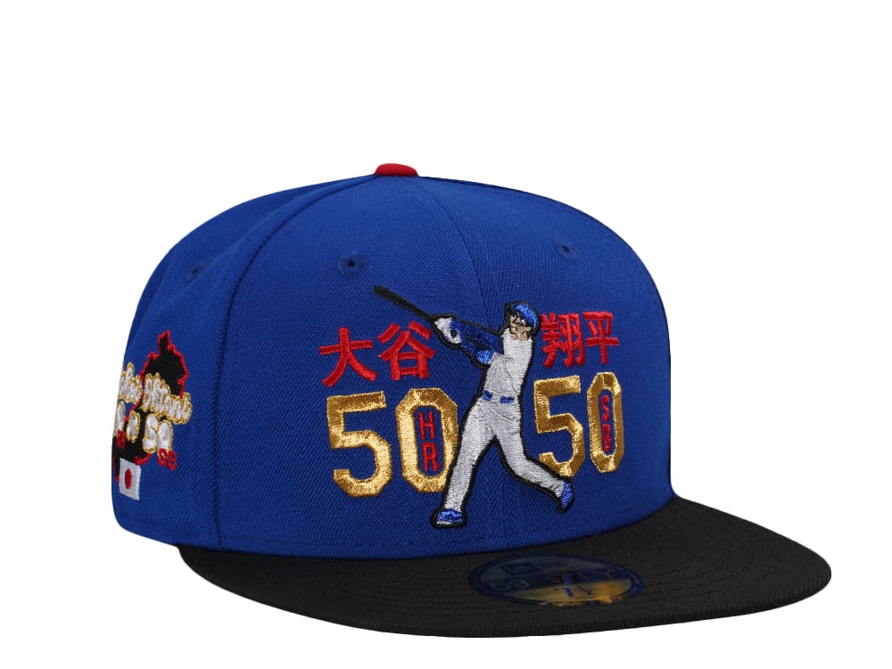 New Era Los Angeles Dodgers Ohtani 50 50 Season Metallic Two Tone Throwback Edition 59Fifty Fitted Casquette
