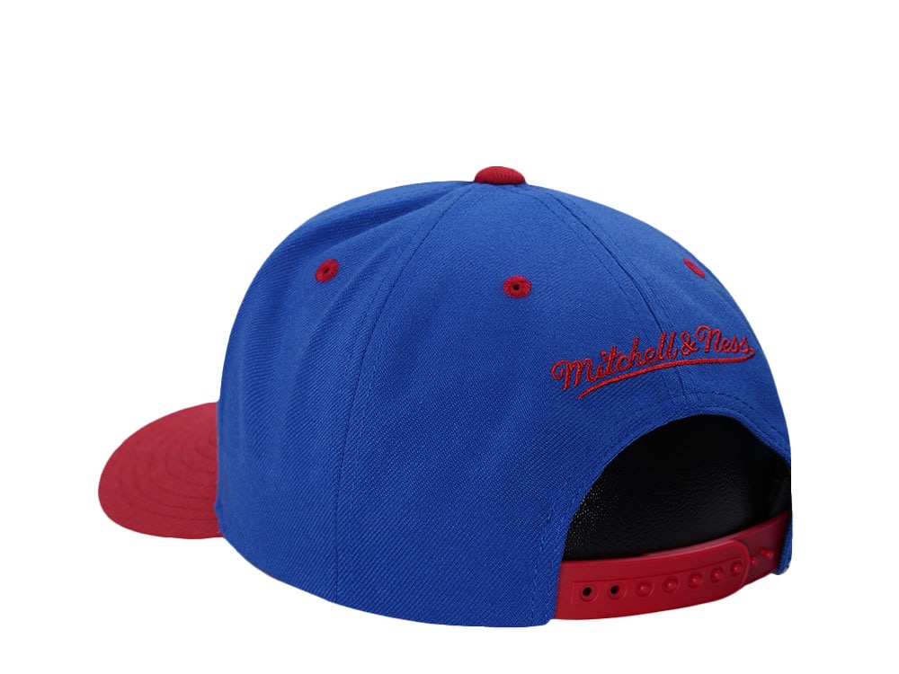 Mitchell & Ness Philadelphia 76ers Two Tone Pro Crown Fit Snapback Casquette