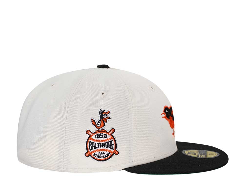 New Era Baltimore Orioles All Star Game 1958 Throwback Two Tone Edition 59Fifty Fitted Casquette