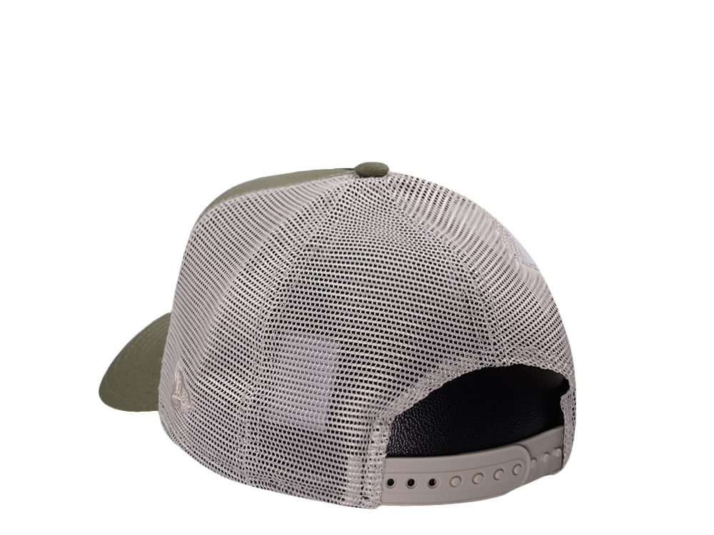 New Era Los Angeles Dodgers New Olive Prime Edition 9Forty A Frame Trucker Snapback Casquette