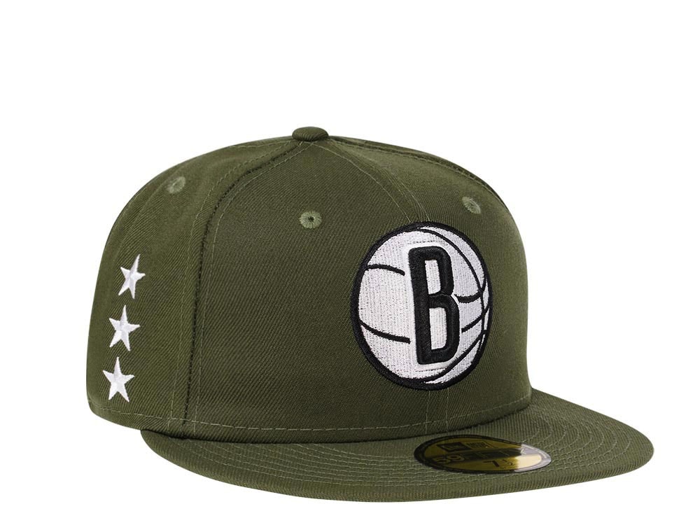 New Era Brooklyn Nets Rifle Green Edition 59Fifty Fitted Casquette
