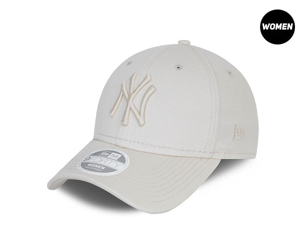 New Era New York Yankees League Essential White Womens 9Forty Strapback Casquette