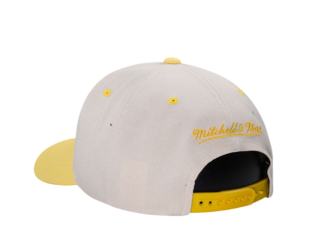 Mitchell & Ness Pittsburgh Penguins Chrome Two Tone Pro Crown Fit Snapback Casquette