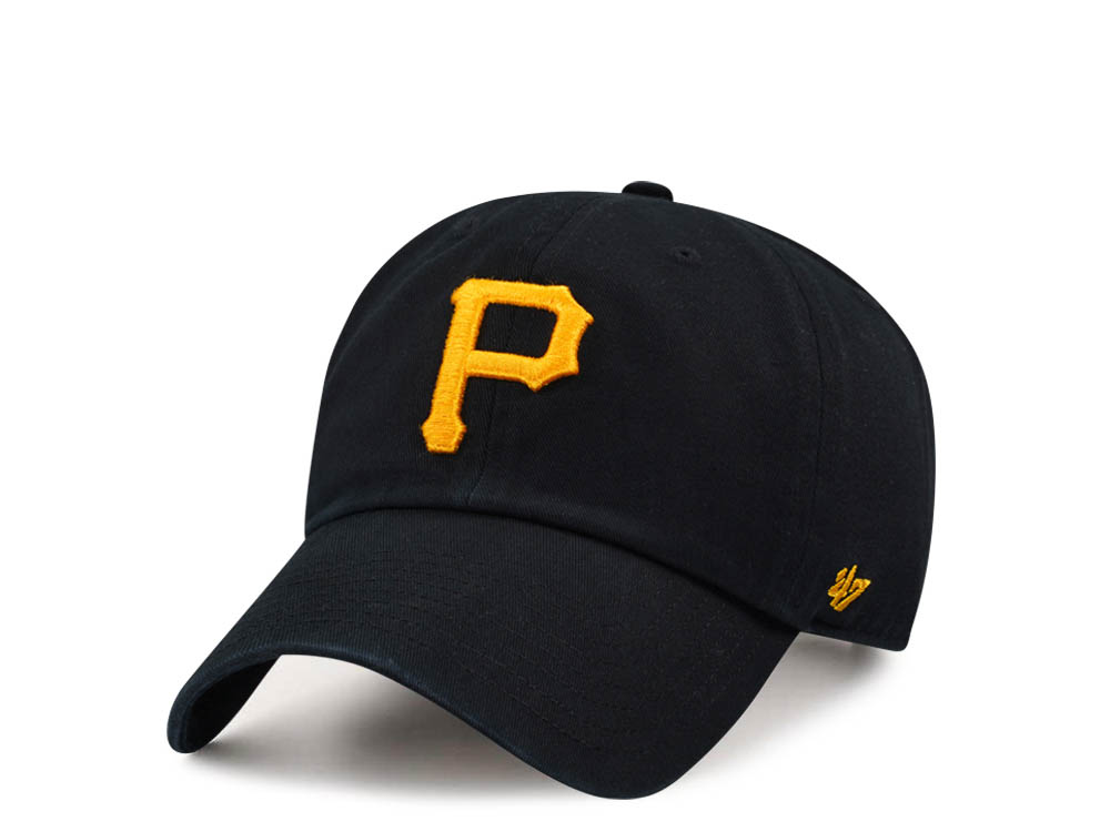 47Brand Pittsburgh Pirates Black Clean Up Strapback Casquette