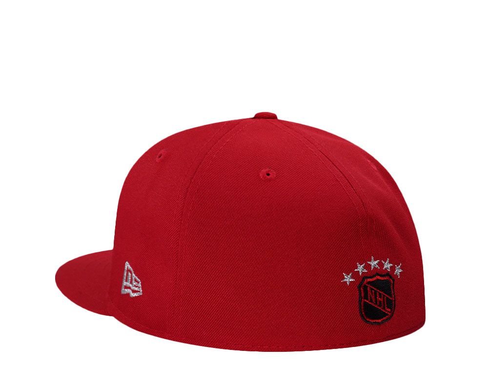 New Era Florida Panthers 20th Anniversary Metallic Scarlet Red Prime Edition 59Fifty Fitted Casquette
