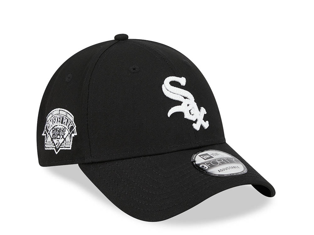New Era Chicago White Sox Comiskey Park Traditions Black 9Forty Strapback Casquette