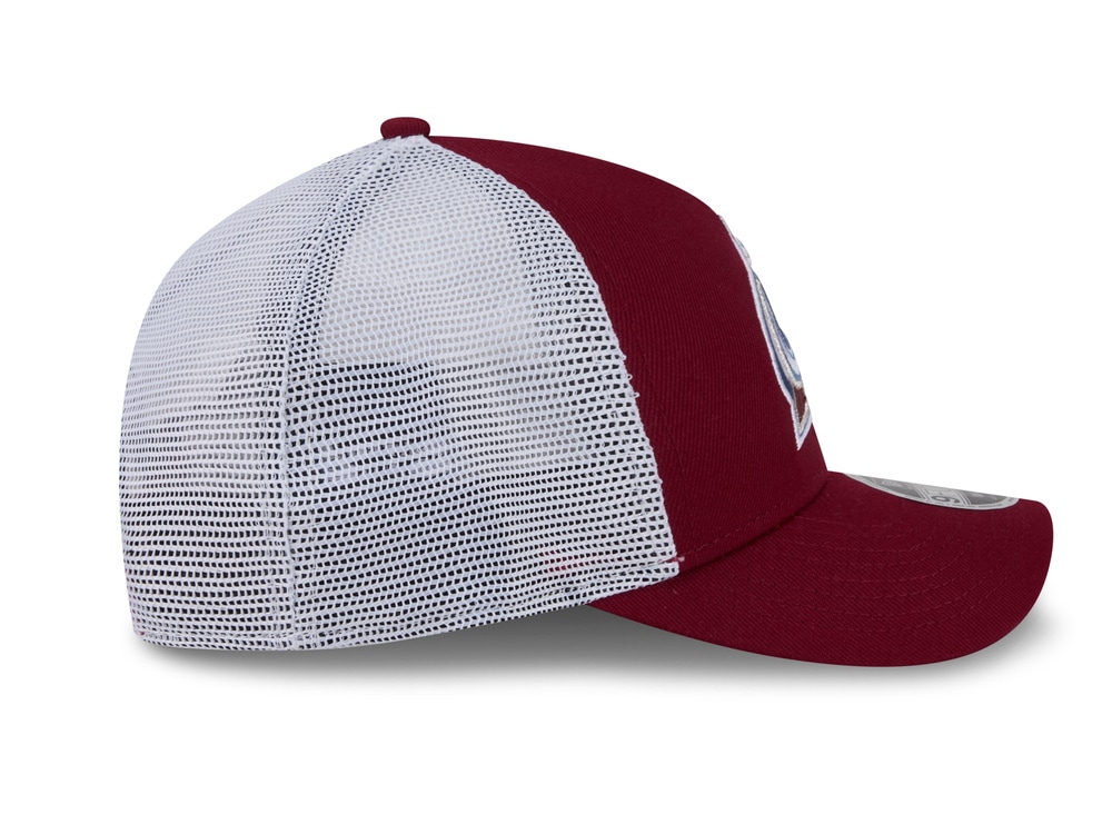 New Era Colorado Avalanche Official Team Color Edition 9Forty M Crown A Frame Trucker Snapback Casquette