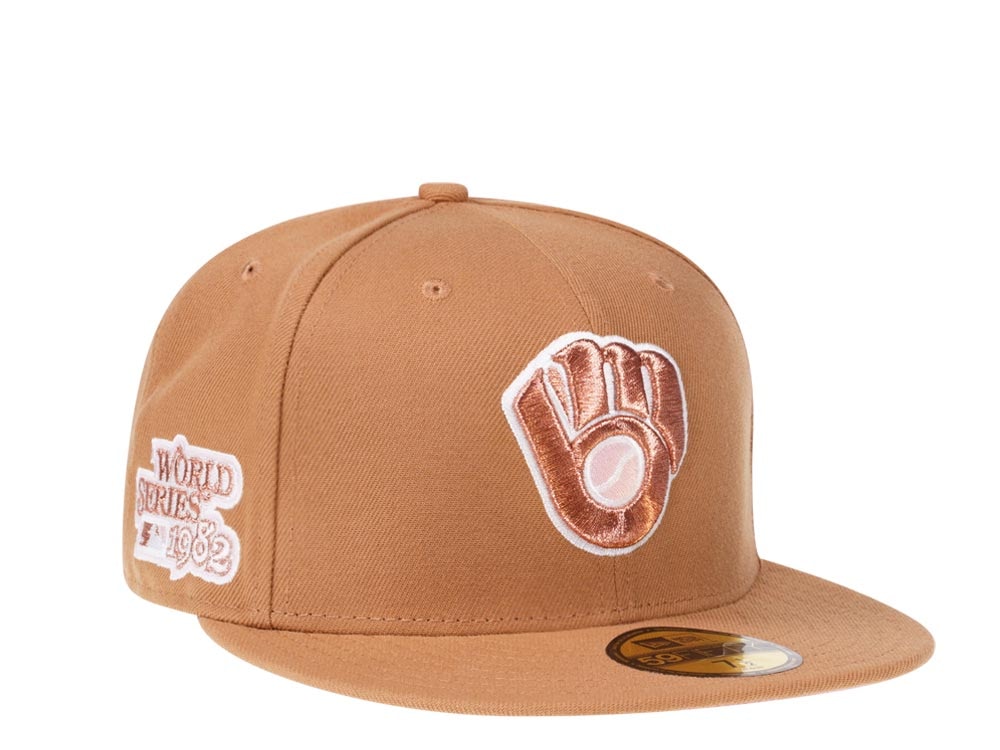 New Era Milwaukee Brewers World Series 1982 Sweet Gingerbread Edition 59Fifty Fitted Casquette