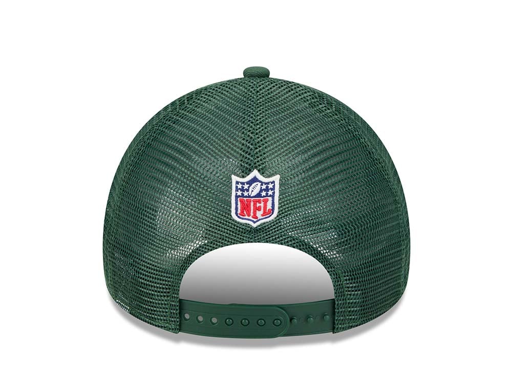 New Era Green Bay Packers Sideline 2024 9Forty A Frame Trucker Snapback Casquette